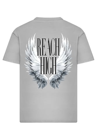 Mister Tee Póló 'Reach  High' - szürke