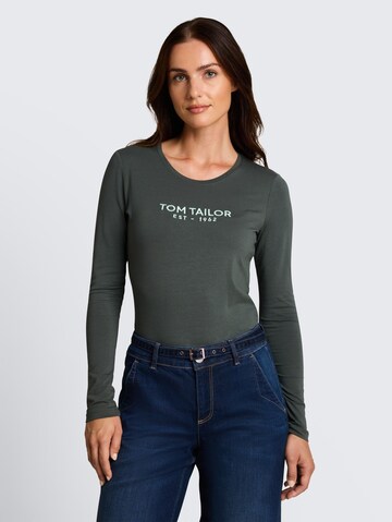 TOM TAILOR - Camiseta en verde: frente
