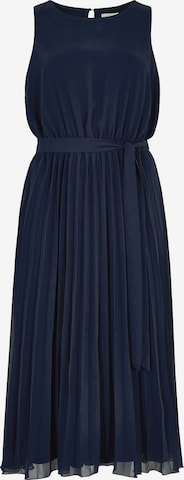 Apricot Cocktail Dress in Blue: front