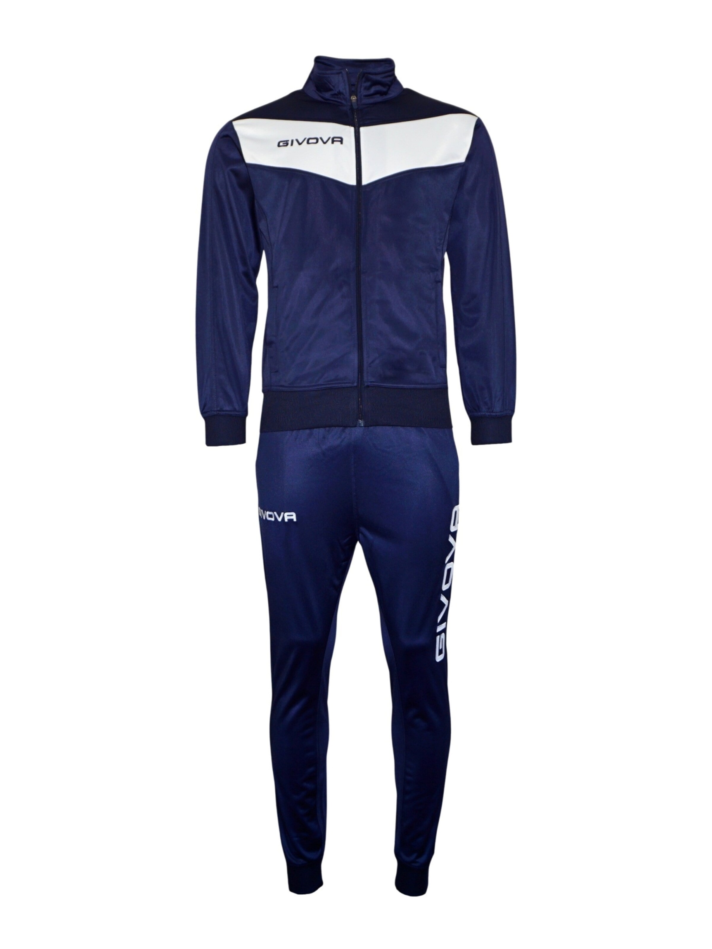 Givova Sweat suit in Blue: front