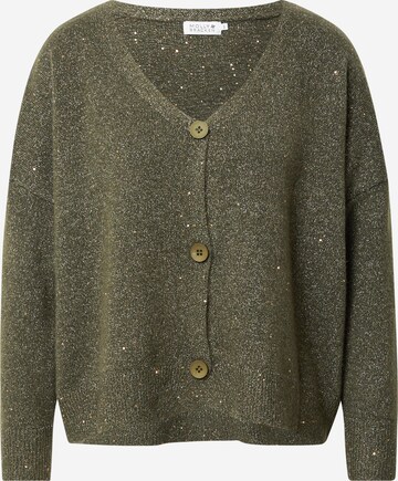 Molly BRACKEN Knit Cardigan in Green: front