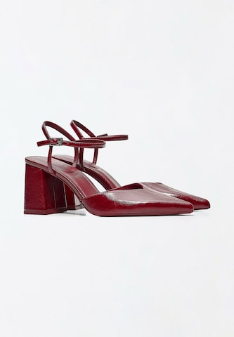 Bershka Slingback pumps i röd