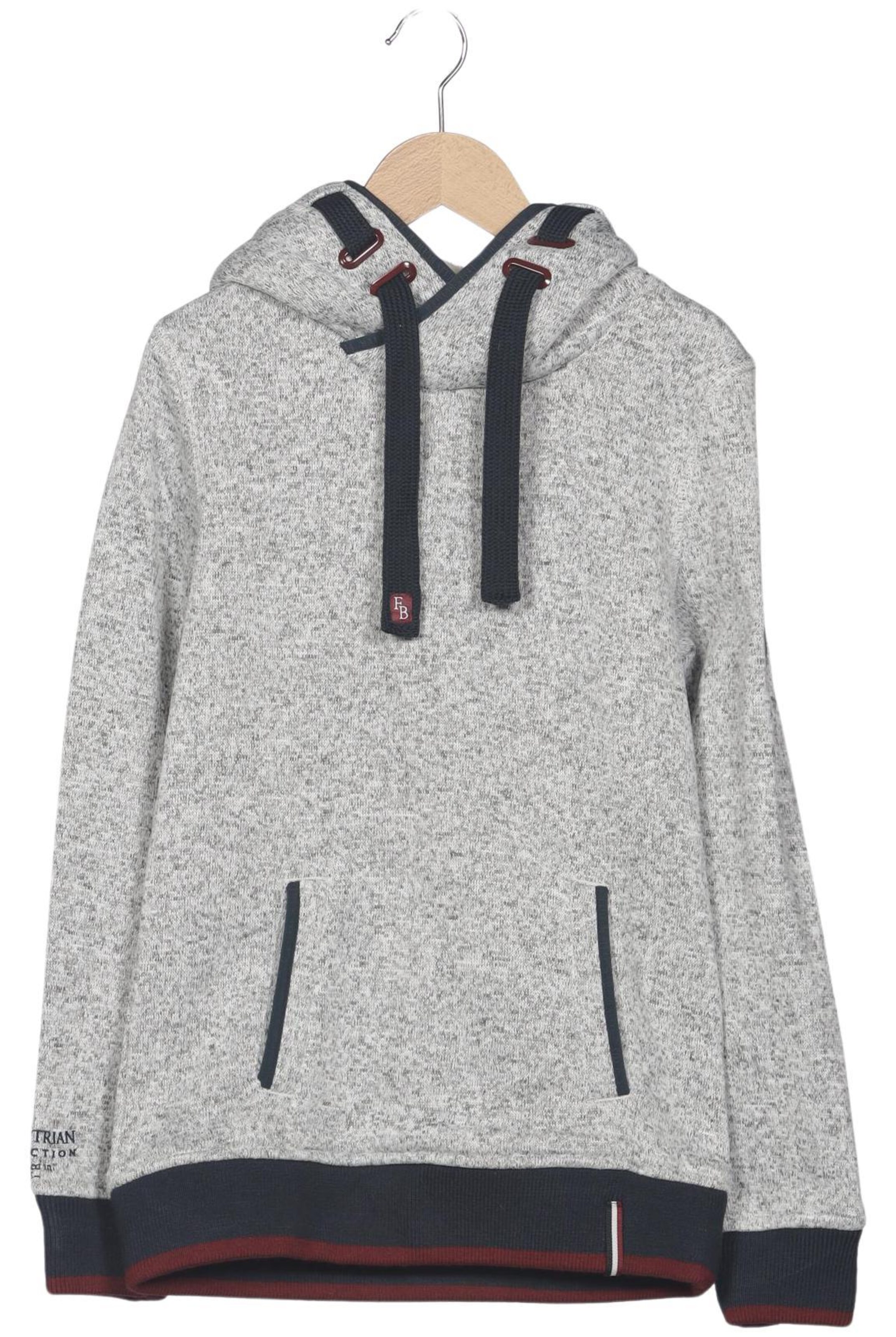 felix bühler Sweatshirt & Zip-Up Hoodie in XS in Grey: front