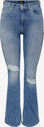 ONLY Flared Jeans 'BLUSH' in Blau: predná strana