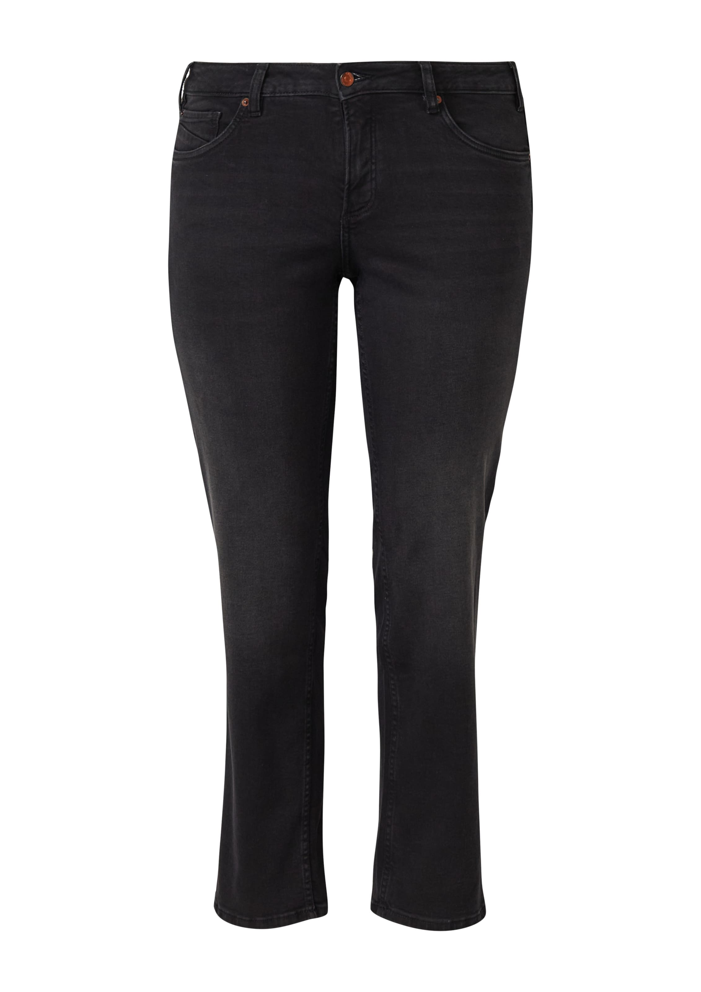 Coupe slim Jean QS en gris : devant