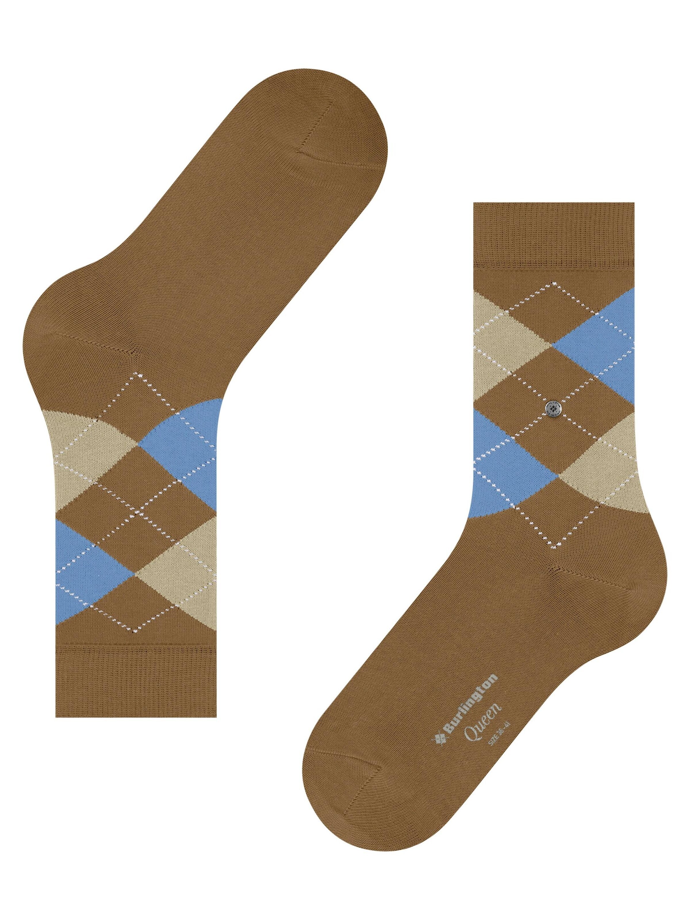 BURLINGTON Socks 'Queen' in Brown