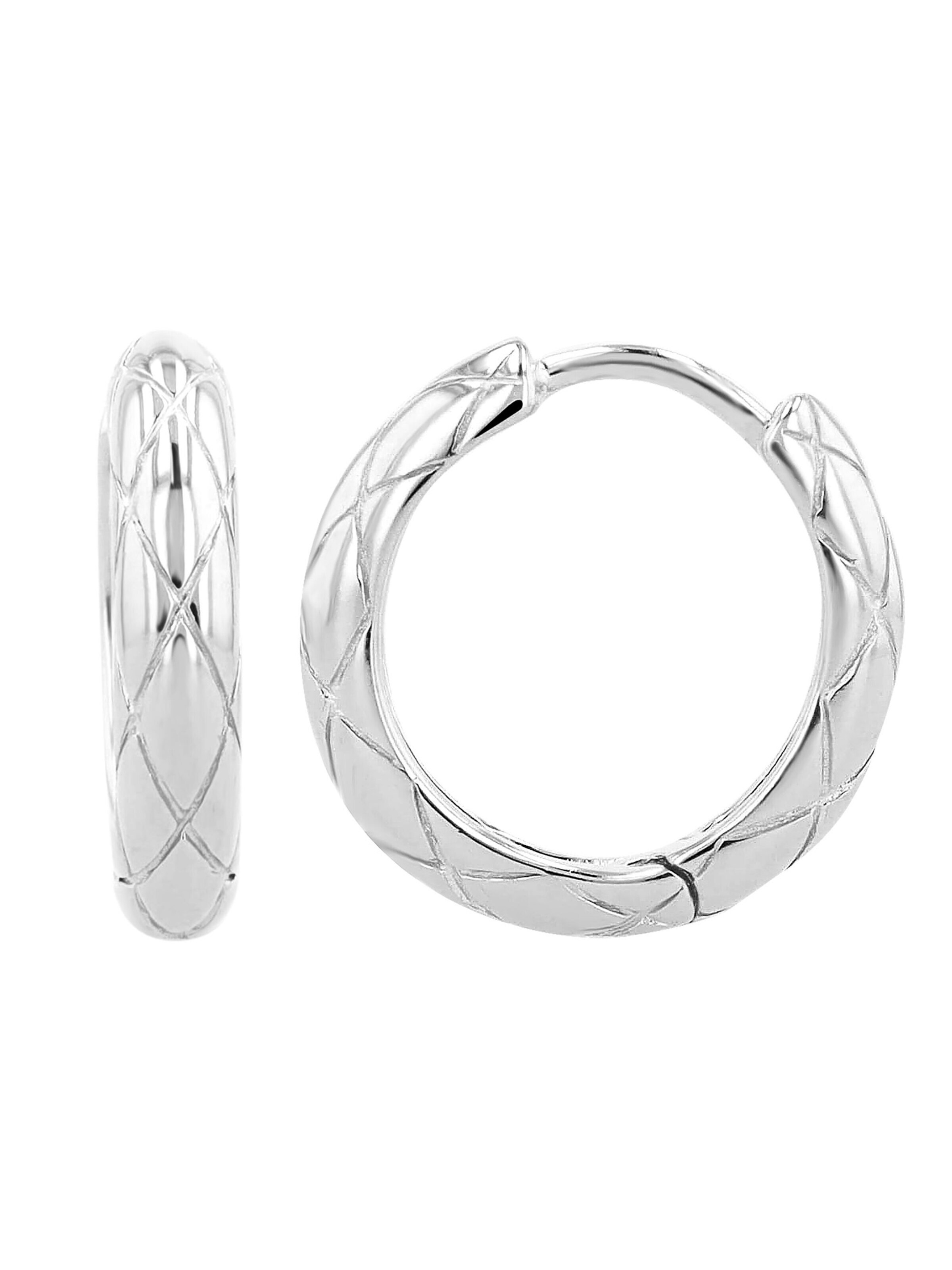 Akzent Earrings '"Marica" aus 925 Sterlingsilber, rhodiniert, langlebig' in Silver