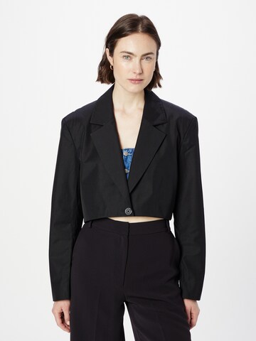 Calvin Klein Jeans - Blazer en negro: frente