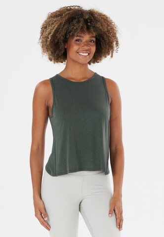 Athlecia Sports Top 'Haze' in Green: front