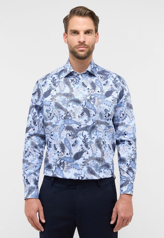 ETERNA Comfort fit Zakelijk overhemd in Blauw: voorkant