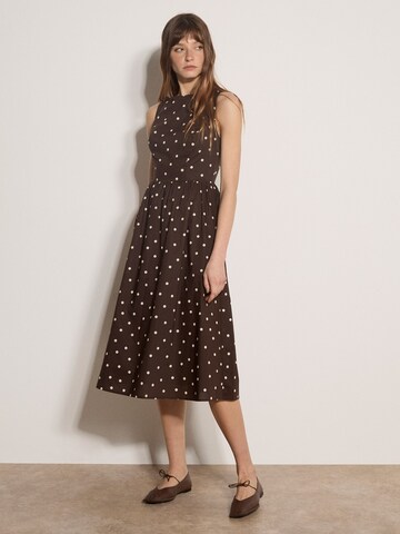 Apricot Jurk ' ' in Bruin