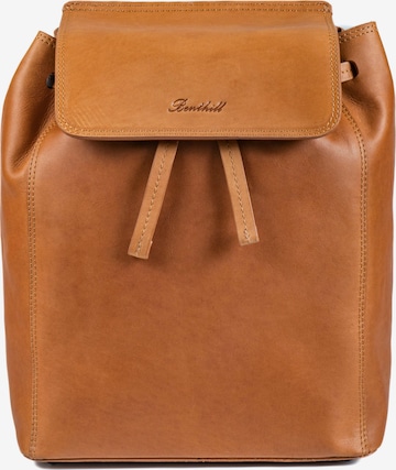 Benthill Rucksack in Braun: Vorderseite