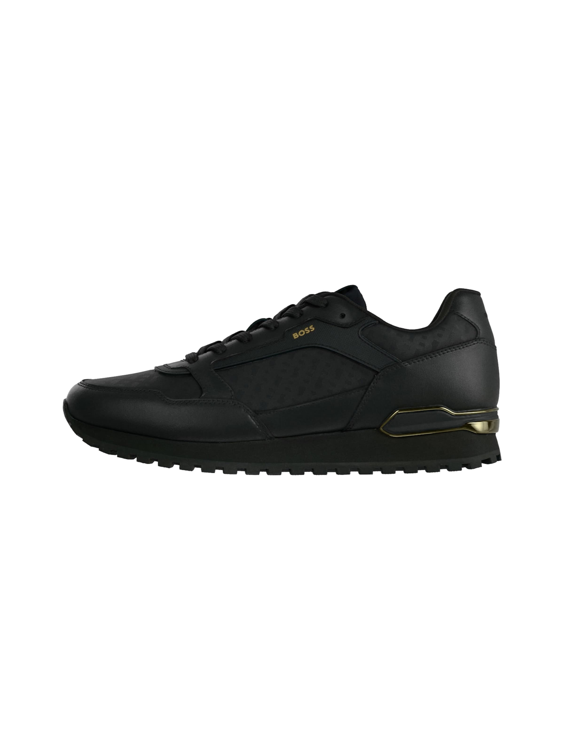 BOSS Platform trainers 'Parkour-L' in Black: front