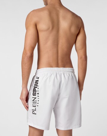 Plein Sport Swimming shorts in White