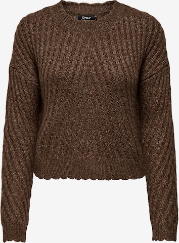 ONLY Sweater in Brown: front