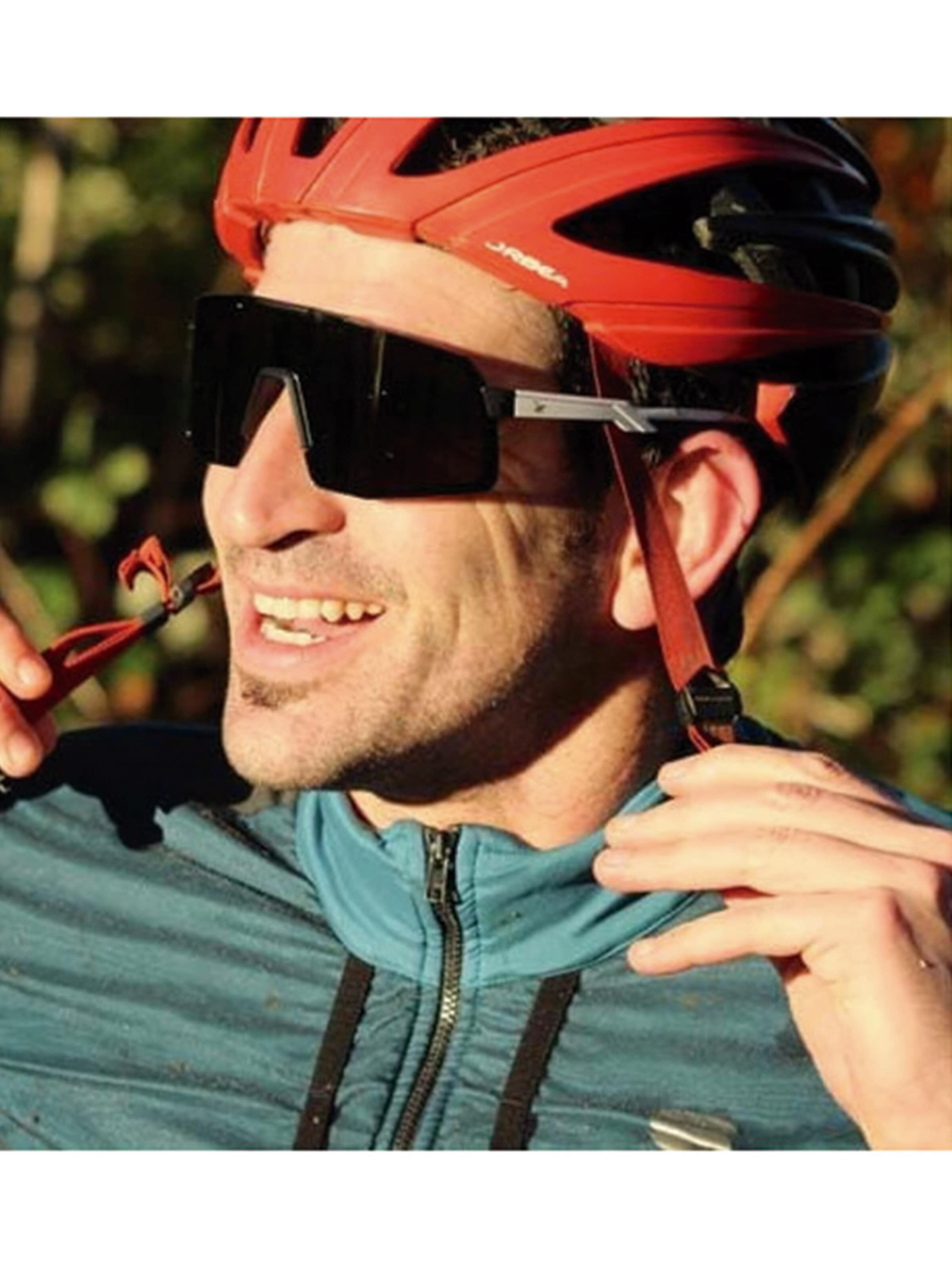 Surf Monkey Sportowe okulary przeciwsłoneczne w kolorze biały
