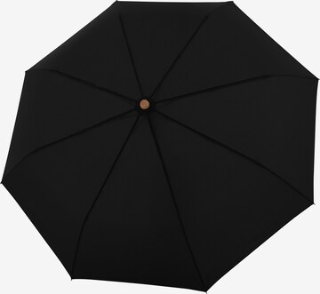 Doppler Regenschirm in Schwarz
