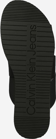 Calvin Klein Jeans Pantolette in Schwarz