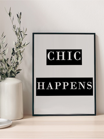 Liv Corday Image 'Chic Happens' in Black