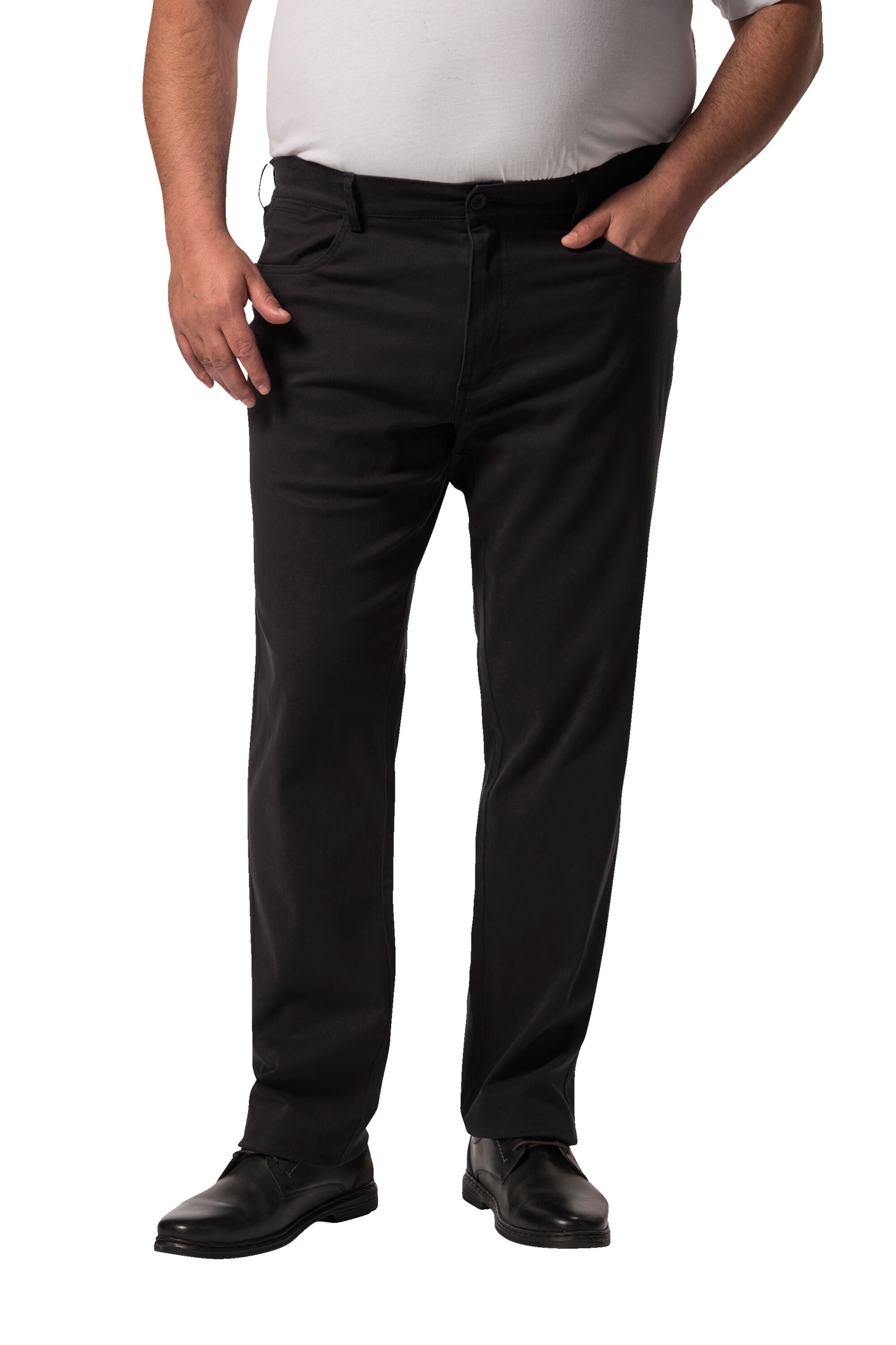 Boston Park Regular Broek in Blauw: voorkant