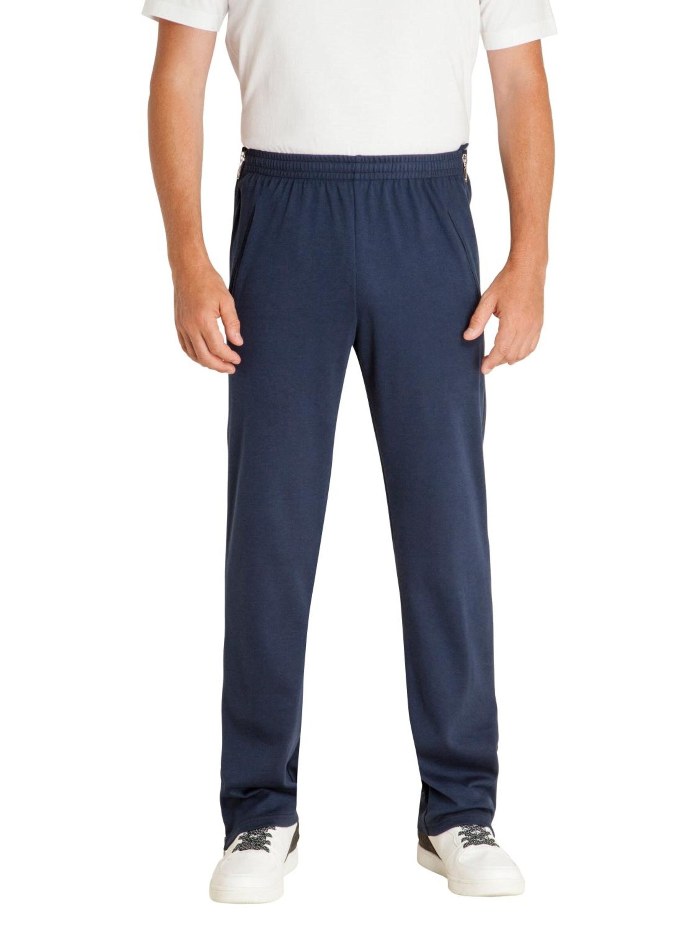 HAJO Regular Pants 'Herren Rehahose mit Zipper, Premium Komfort' in Blue: front