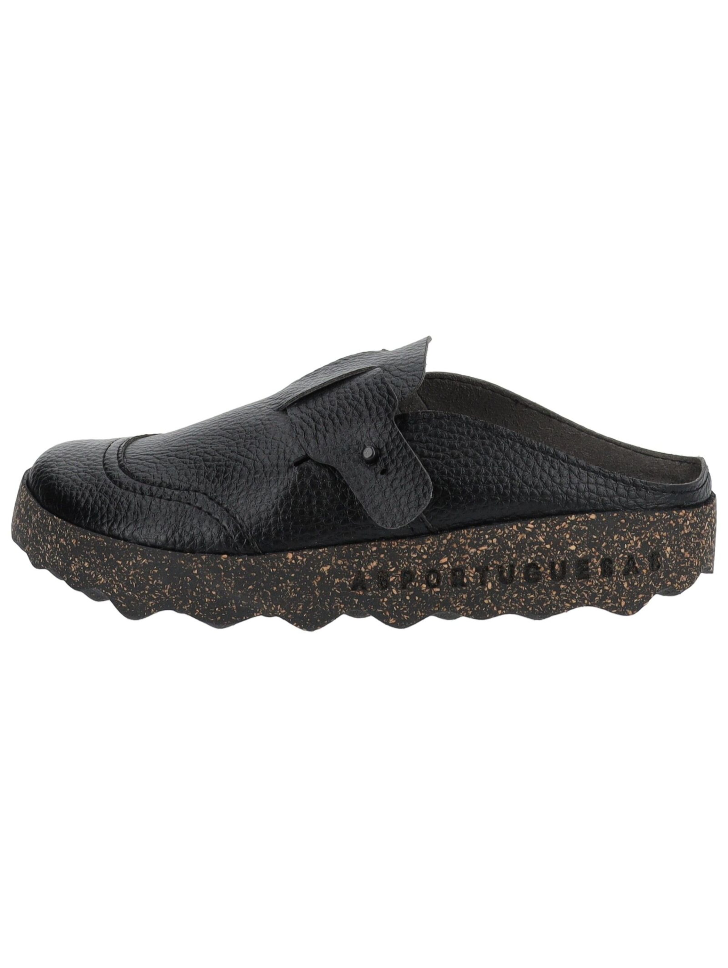 Asportuguesas Mules in Black