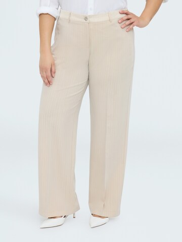 Fiorella Rubino - regular Pantalón en beige