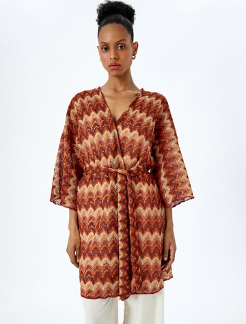 Koton Knit cardigan in Brown: front