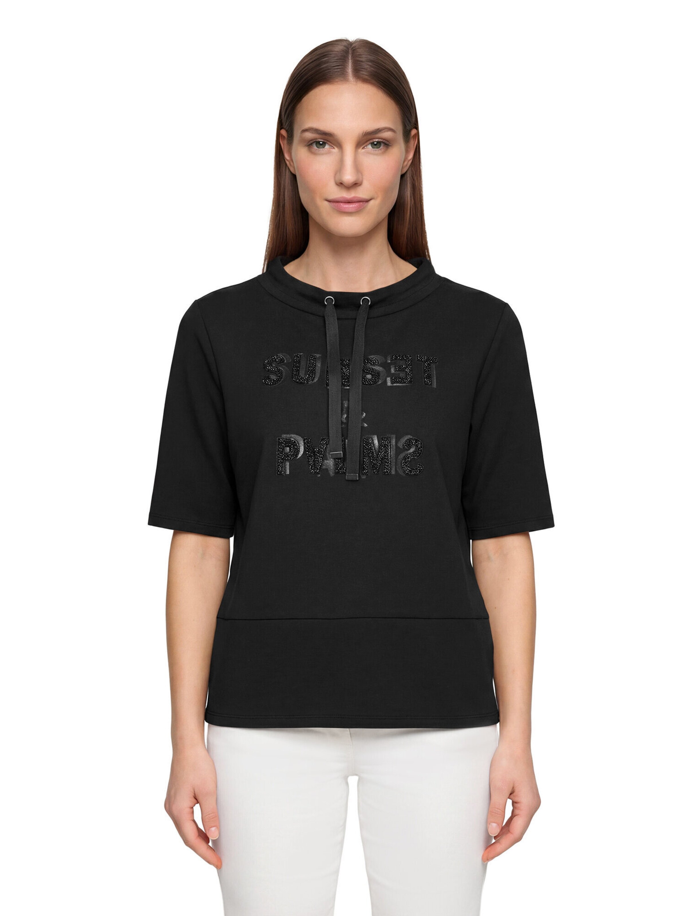 Sweat-shirt Betty Barclay en noir : devant