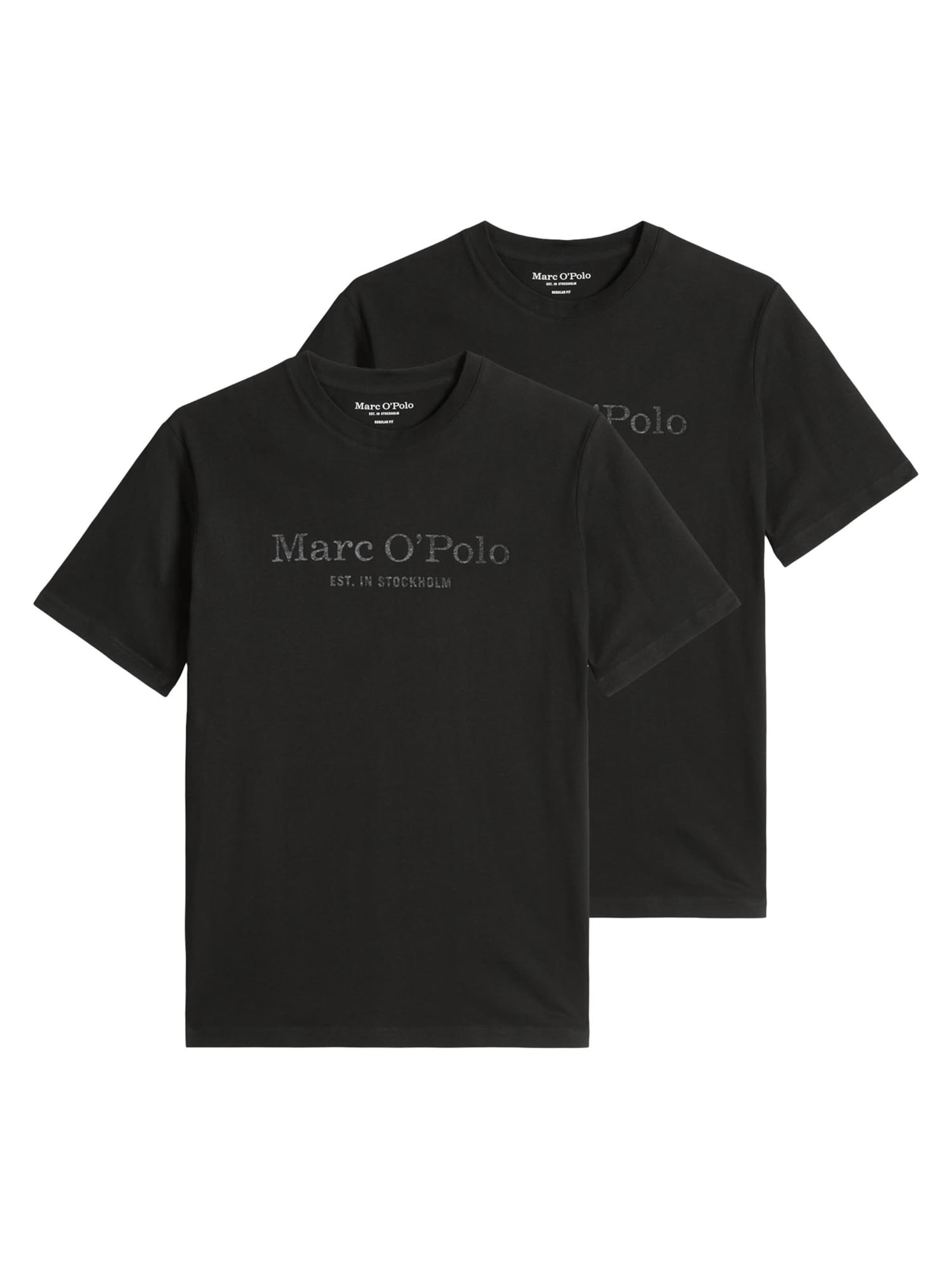 Marc O'Polo Shirt 'Kjer' in Black: front