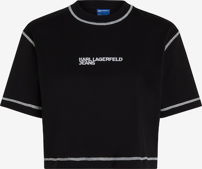 KARL LAGERFELD JEANS T-Shirt in schwarz / weiß, Produktansicht