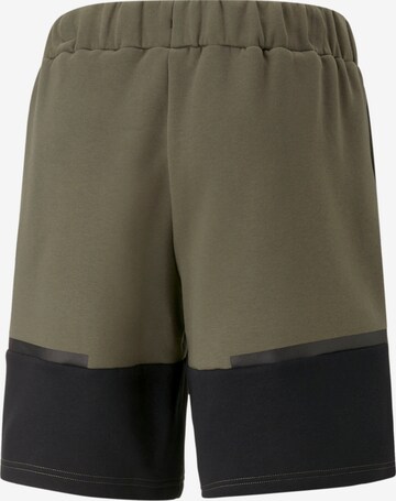 PUMA Regular Workout Pants 'Team Cup' in Green