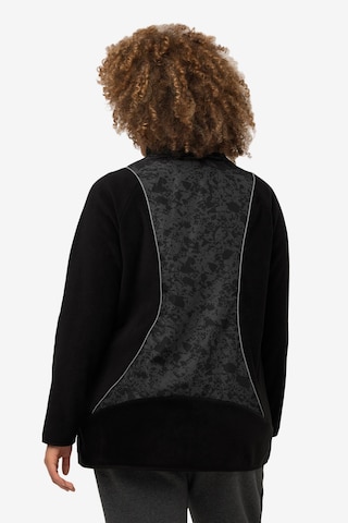 Ulla Popken Sweatvest in Zwart