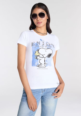 KangaROOS Shirt in Weiß: Vorderseite