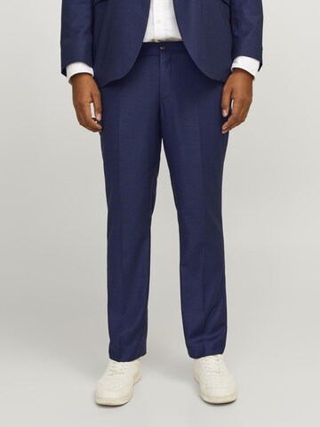 Slimfit Pantaloni con piega frontale 'JPRSolaris' di Jack & Jones Plus in blu: frontale