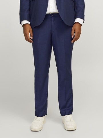 Jack & Jones Plus Regular Trousers 'Solaris' in Blue: front