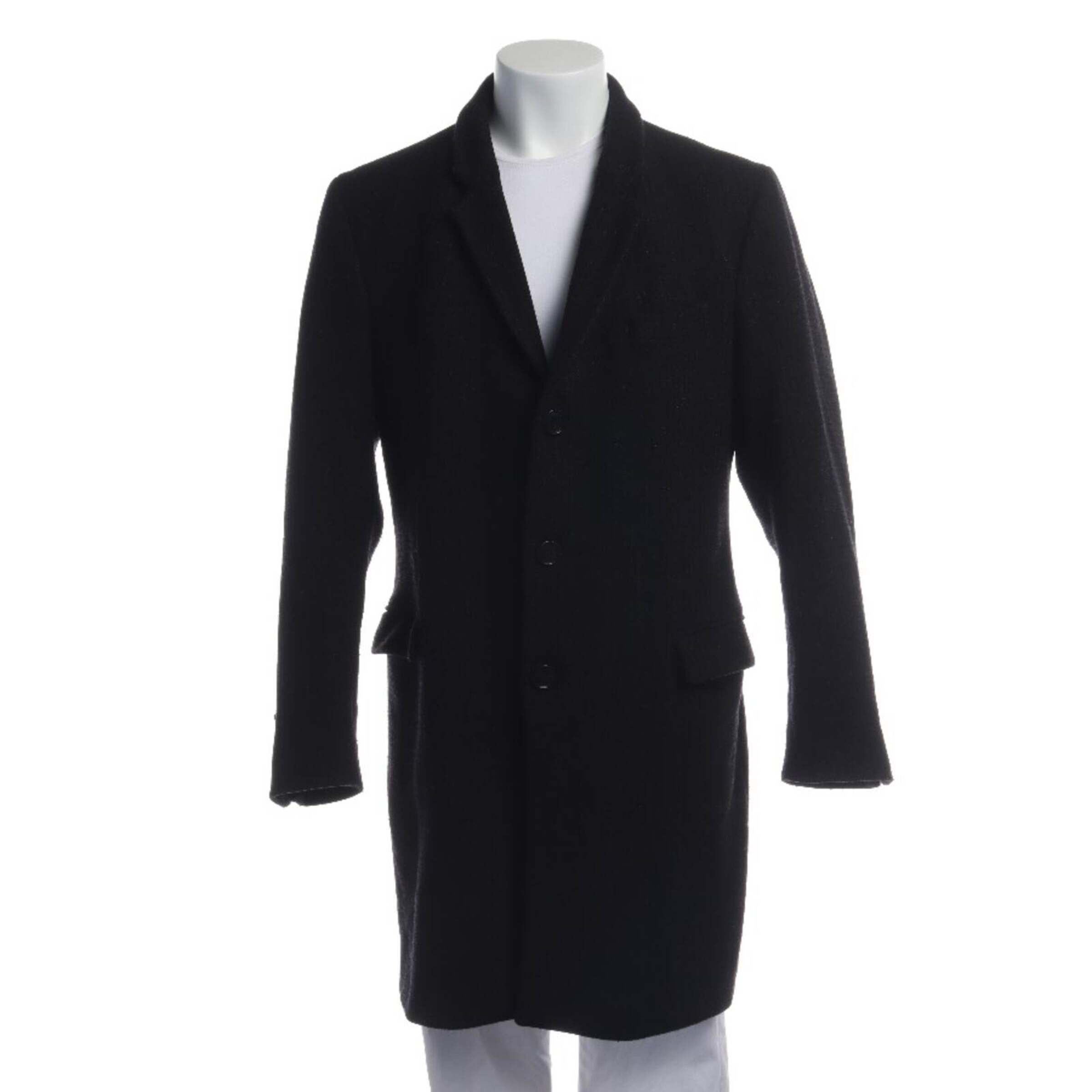 DRYKORN Übergangsjacke M-L in Schwarz: Vorderseite