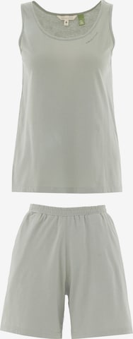 Organication Pyjama in Grün: Vorderseite