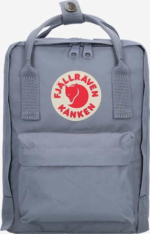 Zaino 'Kanken' di Fjällräven in blu: frontale