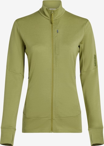 ICEBREAKER Sports sweat jacket in Green: front
