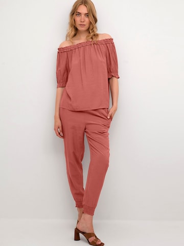 Cream Bluse in Rot