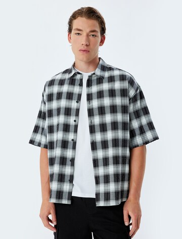 Koton Regular fit Button Up Shirt in Black