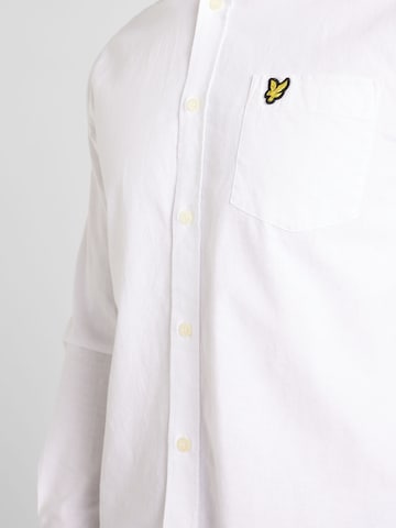 Lyle & Scott Klasický střih Košile – bílá