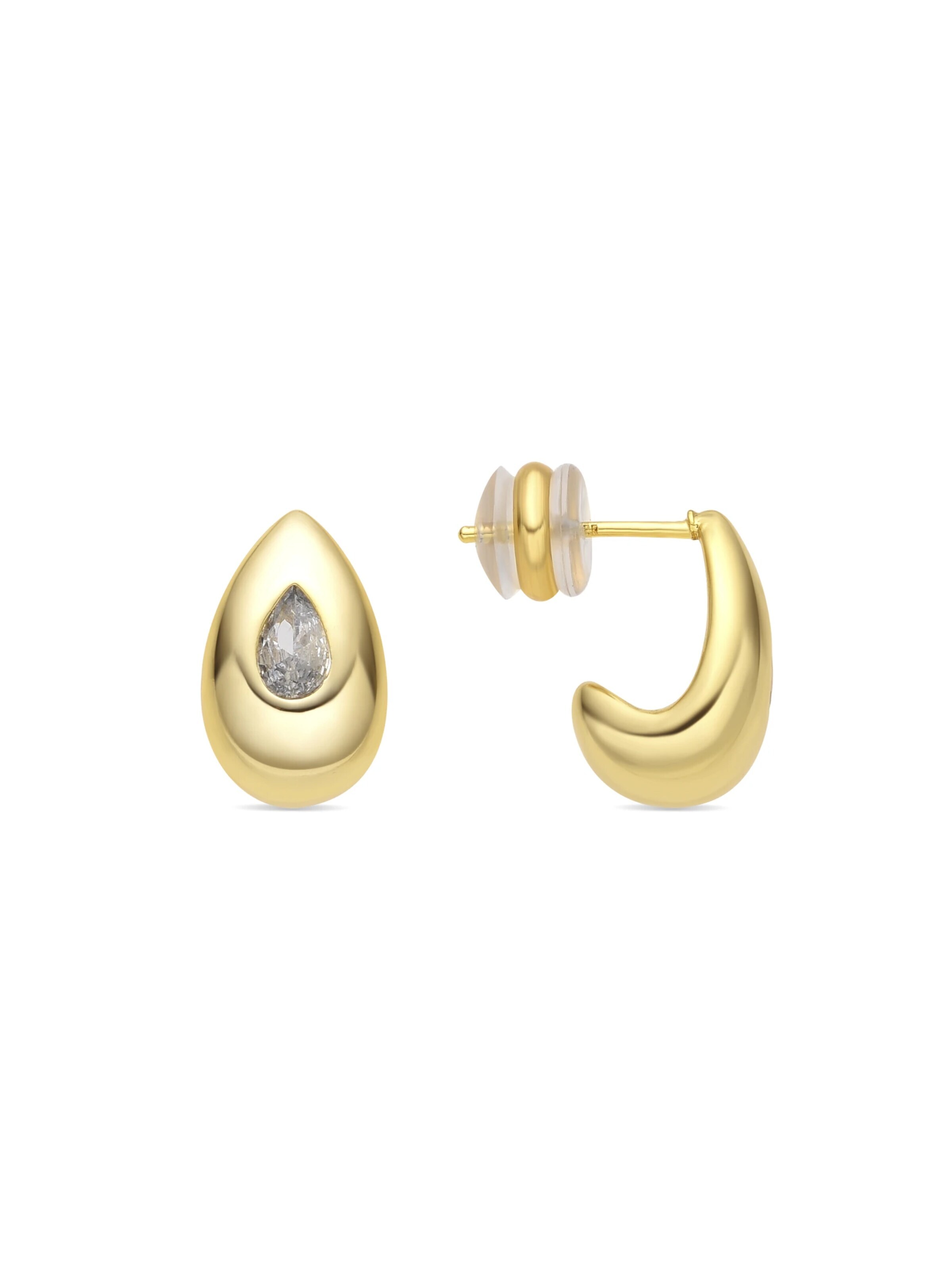 LUXBYLUX Earrings in Gold: front