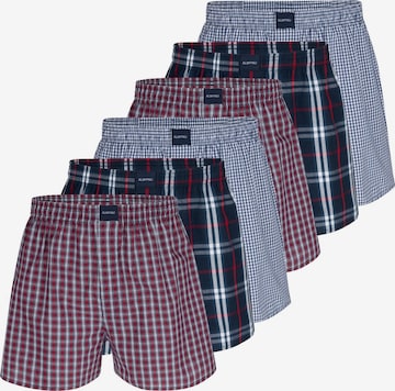 Almonu Boxer shorts 'Web' in Red: front
