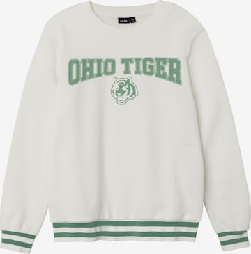 NAME IT Sweatshirt in White: front