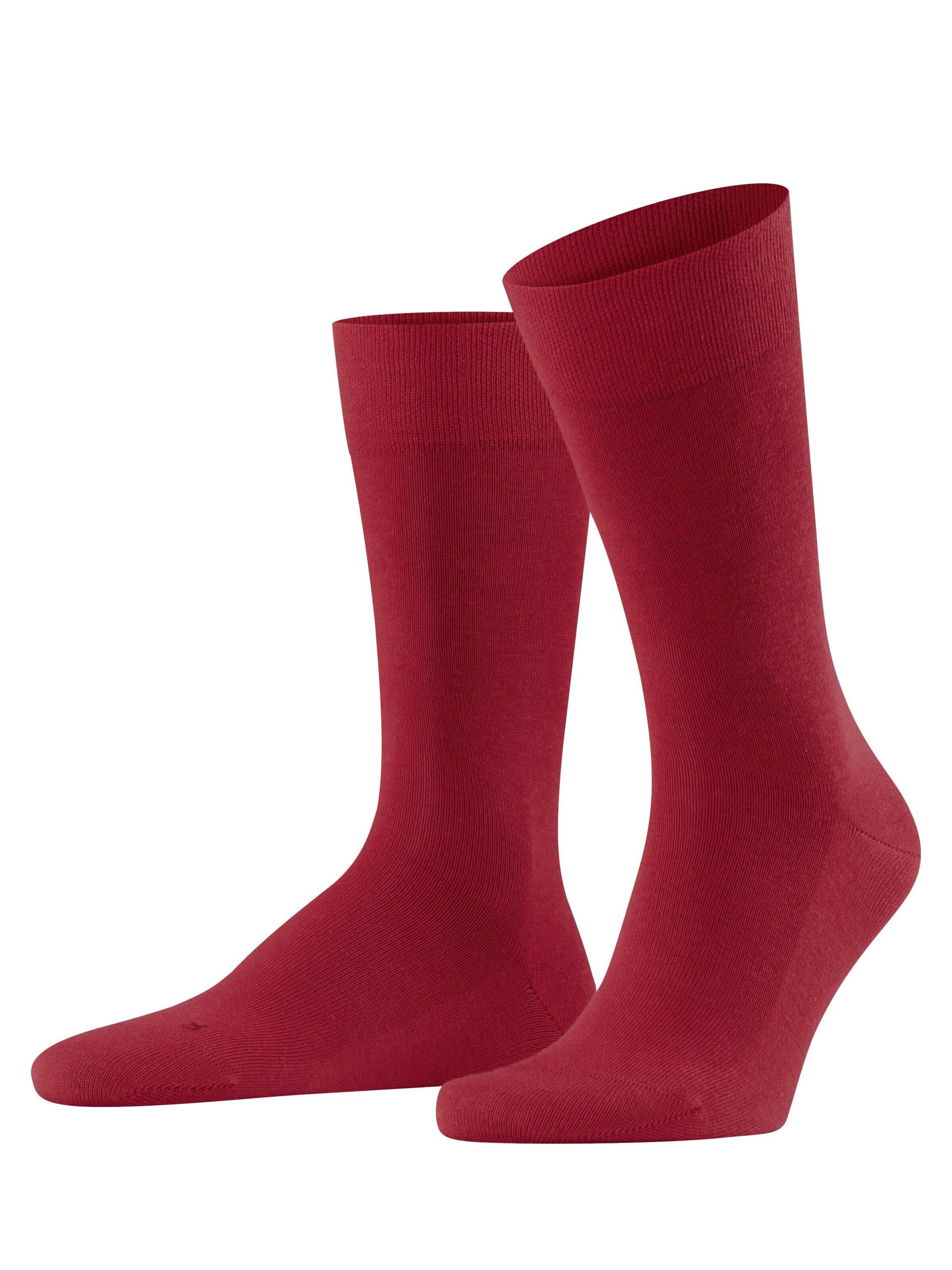 FALKE Socks 'Sensitive London' in Red: front