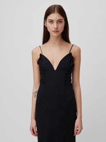 LeGer Premium Dress 'Franja' in Black: front