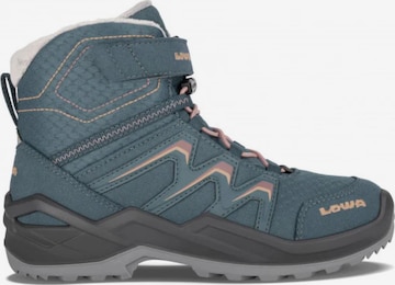 LOWA Boots 'MADDOX WARM GTX MID' in Blauw: voorkant
