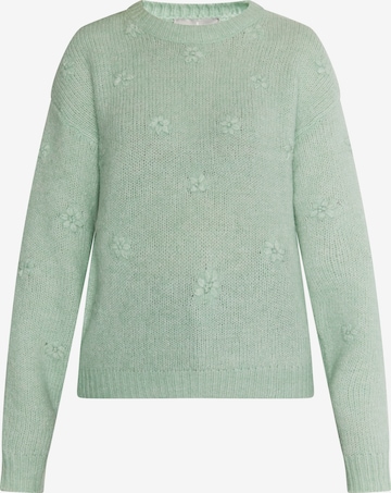 Usha Sweater 'Lurea' in Green: front